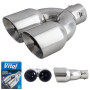 Насадка на глушитель НГ-1167B X Pipe, внутр.d 64мм/дл. 241мм/2*внеш.d 89мм