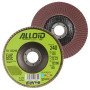 Alloid. Круг лепестковый торцевой 125 мм, зерно 240, T27