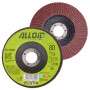 Alloid. Круг лепестковый торцевой, 125 мм, зерно  80, T29