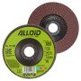 Alloid. Круг лепестковый торцевой 125 мм, зерно 180, T27