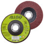 Alloid. Круг лепестковый торцевой, 125 мм, зерно 36, T29