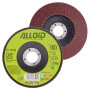 Alloid. Круг лепестковый торцевой, 125 мм, зерно 100, T29