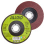 Alloid. Круг лепестковый торцевой, 125 мм, зерно 120, T29
