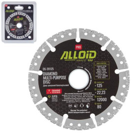 Alloid Pro. Диск алмазный многоцелевой 125мм