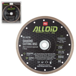 Alloid Pro. Диск алмазный отрезной X-Wave 230мм