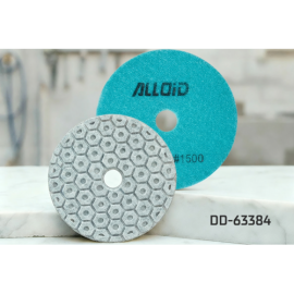 Alloid Pro. Круг алмазный шлифовальный на липучке COMBS 100 мм,  зерно 1500