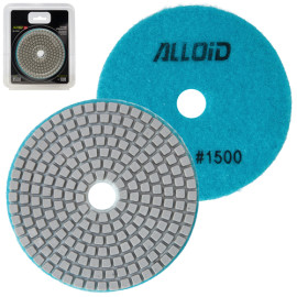 Alloid Pro. Круг алмазный шлифовальный на липучке 100 мм, зерно 1500