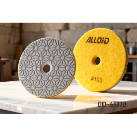 Alloid Pro. Круг алмазный шлифовальный на липучке STAR 100 мм,  зерно  100