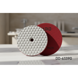 Alloid Pro. Круг алмазный шлифовальный на липучке HEXAGON 100 мм,  зерно  400