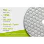 Alloid Pro. Круг алмазный шлифовальный на липучке HEXAGON 100 мм, зерно 1500