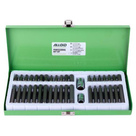 Alloid. Набор бит шестигранных, SPLINE, TORX 40 предм. (НБ-3840)