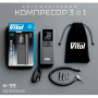 Компрессор "ViTOL" K-35 3in1/7.4V/29.6wh/8000mAh/Повербанк/Ліхтар