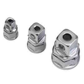 Alloid. Набор переходников под ключ трещоточный. 1/4",3/8",1/2"