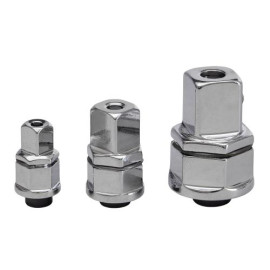 Alloid. Набор переходников под ключ трещоточный. 1/4",3/8",1/2"