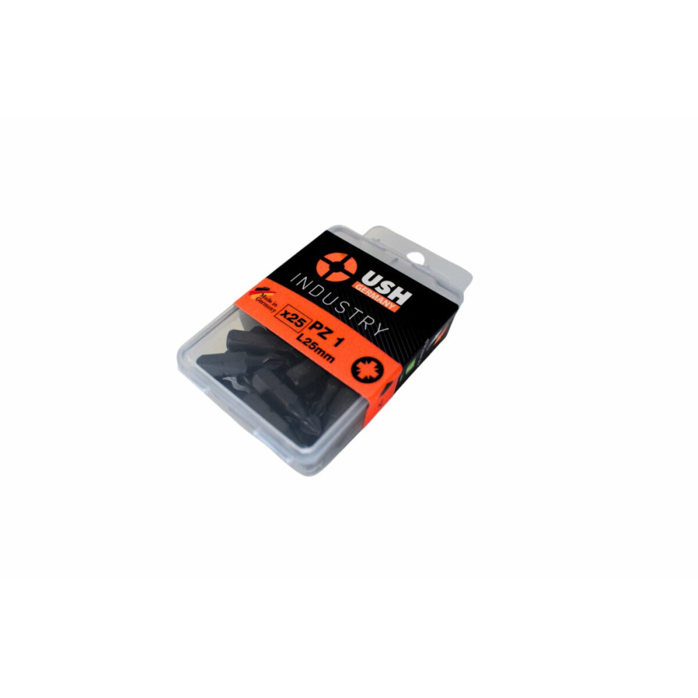 Насадка викруткова USH Industry : Phillips PZ1 x 25 мм. Torsion Уп. 25 шт.