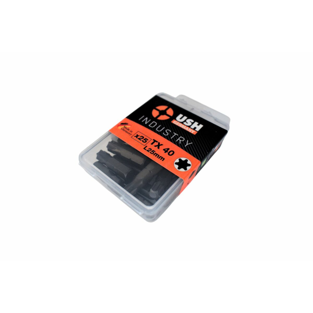 Насадка викруткова USH Industry : TORX T40 x 25 мм, Torsion Уп. 25 шт.