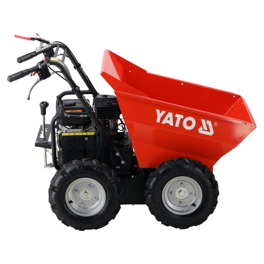 Самоскид-міні бензин. YATO P= 4.1 кВт, двиг- 196см3, вантажопід- 300кг, швидк.- 3,6 км/год бак- 3,6л