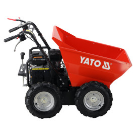 Самоскид-міні бензин. YATO P= 4.1 кВт, двиг- 196см3, вантажопід- 300кг, швидк.- 3,6 км/год бак- 3,6л