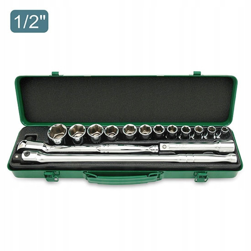 Автомобильный набор инструментов TOPTUL 1/2" 15ед. (6-гр.) GCAD1508