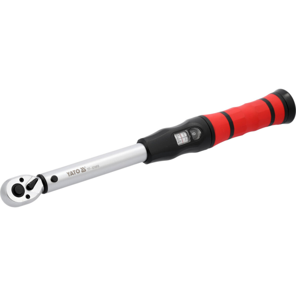 Ключ динамометричний з налаштувальним вічком YATO : квадрат 3/8", F= 20- 120 Нм, L= 425 мм [6]