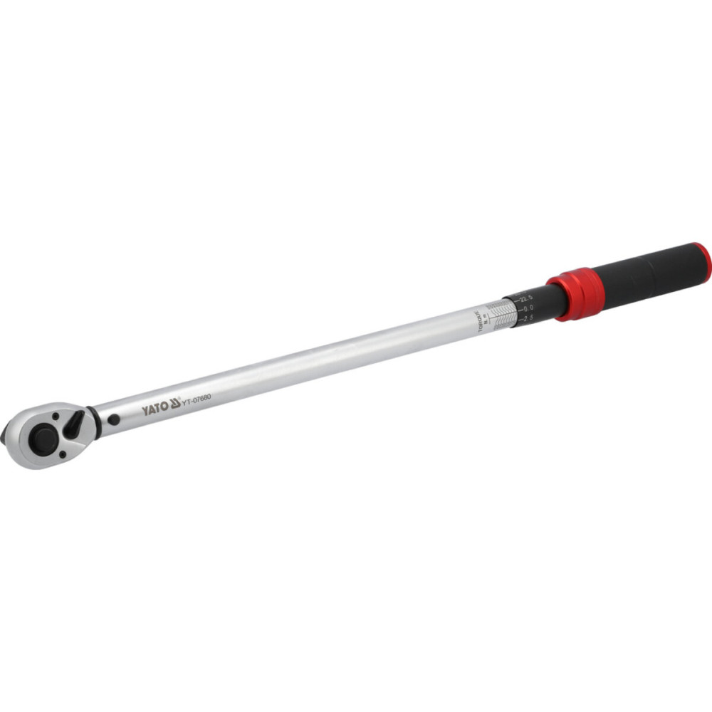 Ключ динамометричний YATO : квадрат 3/4", F= 100- 500 Нм, L= 585-605 мм [6]