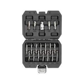 Набір біт екстракторів для викручування Hex і Torx YATO з шпинделем 1/4" і 3/8", 19 елем. [20]