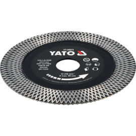 Диск відрізний алмазний по гресу і кераміці YATO Ø= 125/22.2x 1.8 мм, сухий різ [10/100]