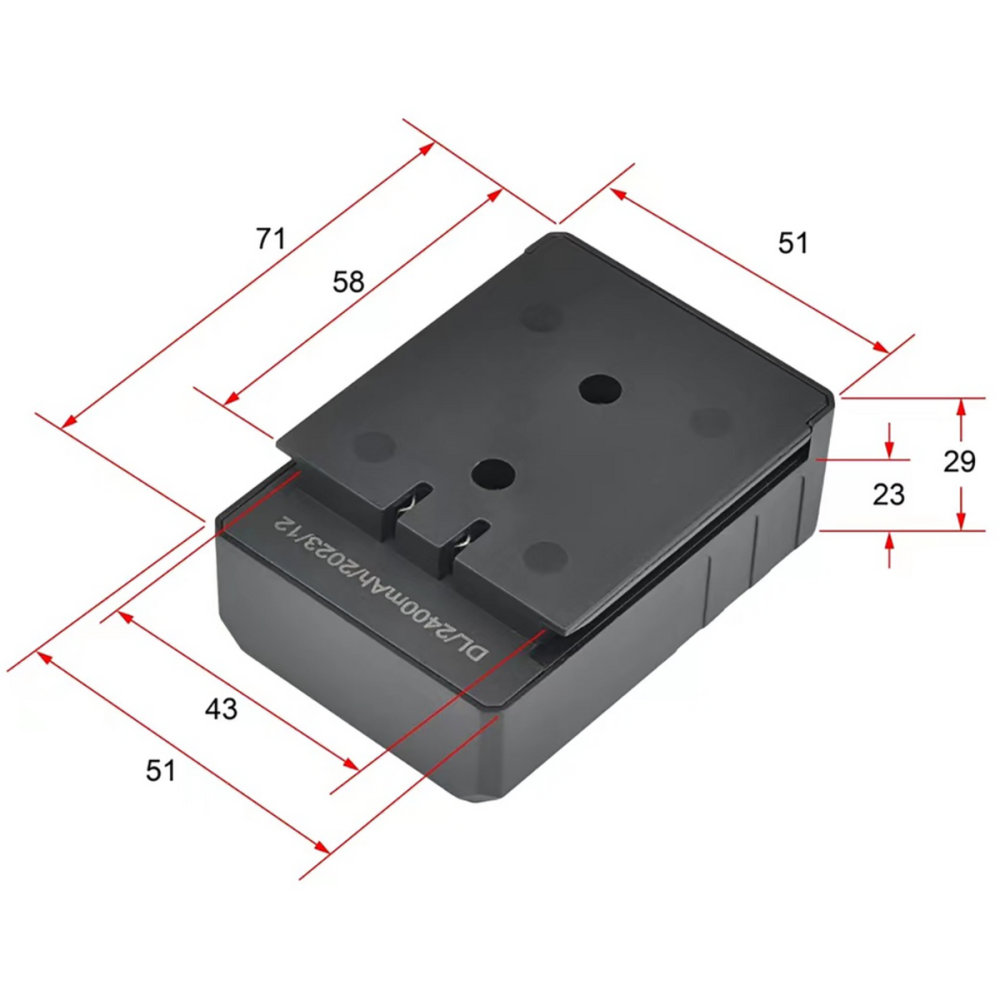 Акумулятор до YT-30415 YATO Li-Ion 3.7 V, ємність- 2.4 АГод  [100]