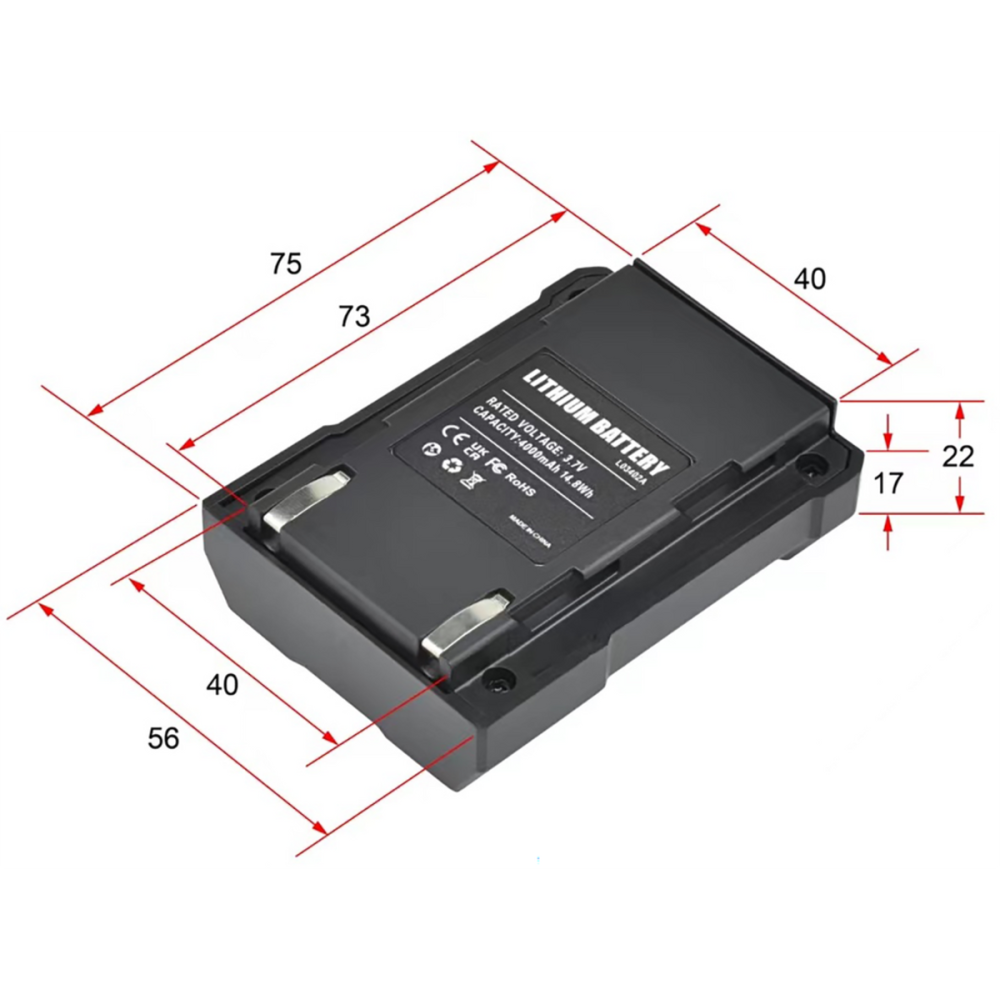Акумулятор до YT-30419 YATO Li-Ion 3.7 V, ємність- 4 АГод [100]