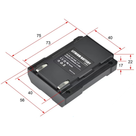 Акумулятор до YT-30419 YATO Li-Ion 3.7 V, ємність- 4 АГод [100]