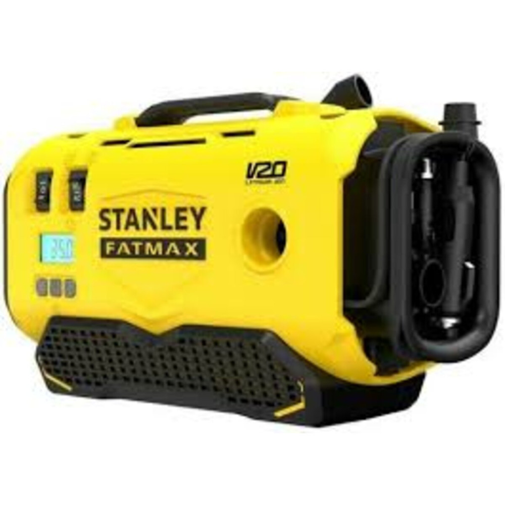 Компресор акумуляторний FATMAX V20, 3 режими роботи (12v /230V/ АКБ) (Без АКБ та ЗП)
