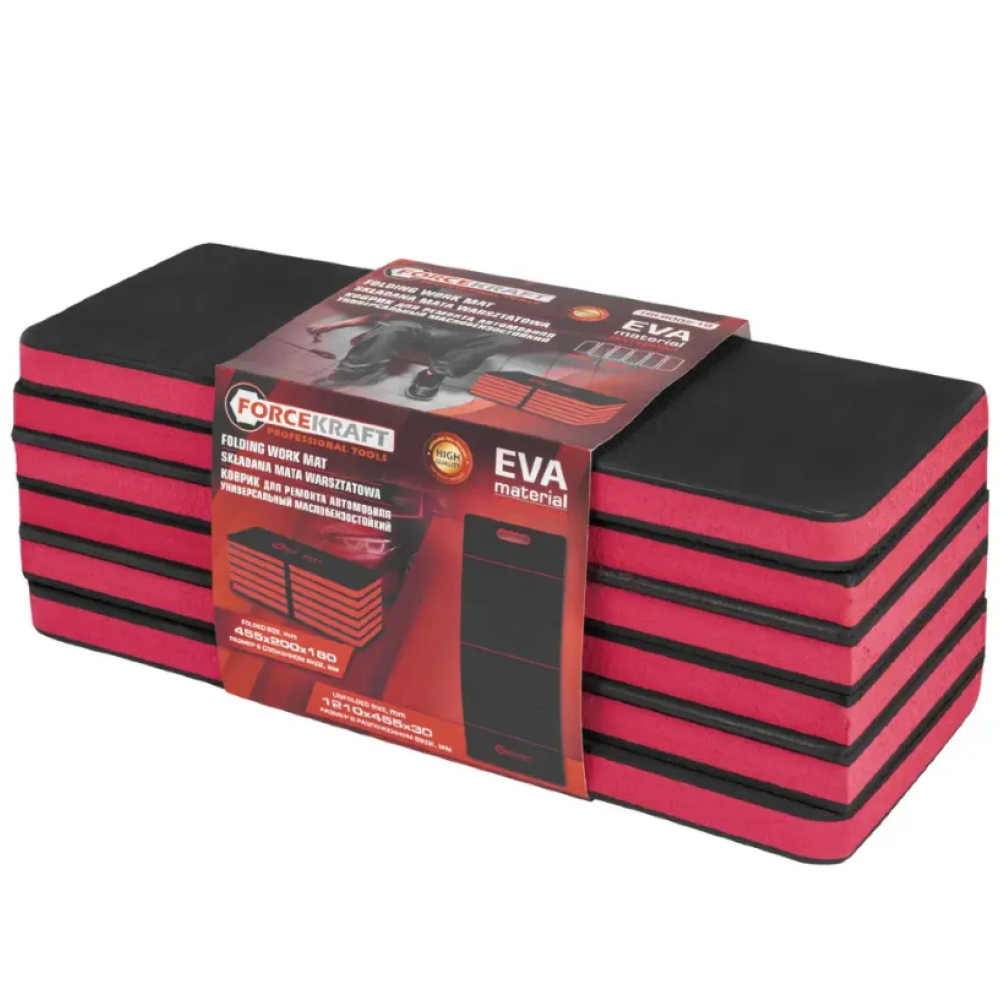 Килимок універсальний маслобензостійкий EVA 1210x455x30 мм FORCEKRAFT FK-TRL8002-1B