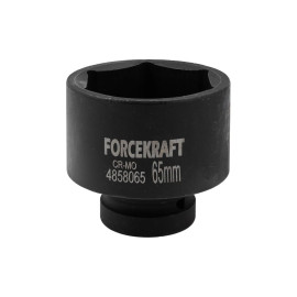 Головка торцева ударна 1" 65 мм (6-гр.) FORCEKRAFT FK-4858065