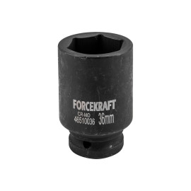Головка торцева ударна глибока 3/4" 36 мм (6-гр.) FORCEKRAFT FK-46510036