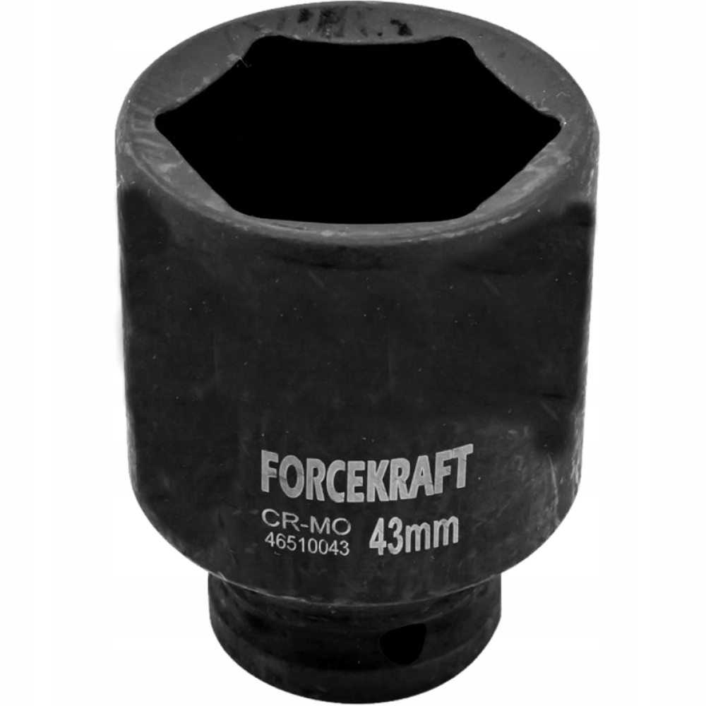 Головка торцева ударна глибока 3/4" 43 мм (6-гр.) FORCEKRAFT FK-46510043