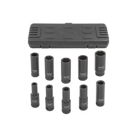 Набір головок ударних глибоких 1/2", 10 пр. (6-гр.) (10-24 мм) FORCEKRAFT FK-4107-5MPB