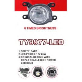Фары доп.модель Toyota Cars 2019-/TY9977-LED/12V28W/эл.проводка