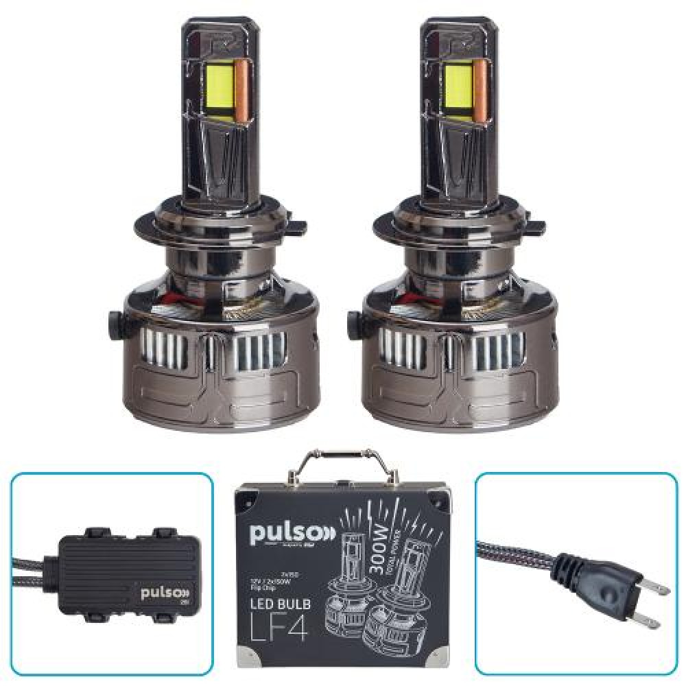 Лампы PULSO LF4-H7/Flip Chip/12V/300W/100000Lm/6000k