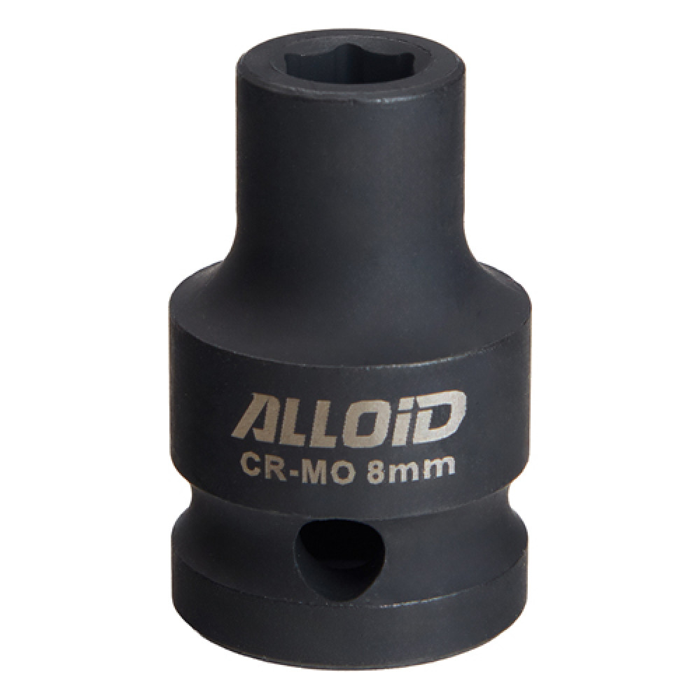 Alloid.Торцевая головка ударная 1/2",  8 мм.