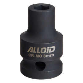 Alloid.Торцевая головка ударная 1/2",  8 мм.