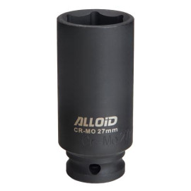 Alloid.Торцевая головка ударная высокая 1/2", 27 мм.