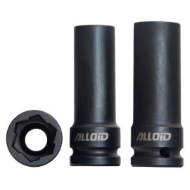Alloid. Ударные головки для поврежденных болтов и гаек. 1/2" (17 /19 /21 мм)