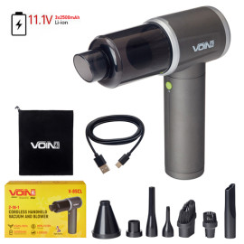 Пылесос "VOIN" V-85CL 130W/АКБ-3x2500mAh/4 режима/сухая и влажная чистка/сумка