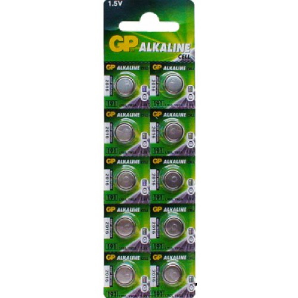 Батарейка GP ALKALINE щелочная 177 377 SR66 LR66 G4 (10 шт на блистере)