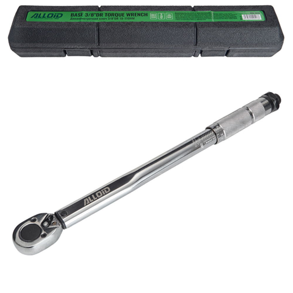 Alloid Base. Динамометрический  ключ 3/8"DR 19-110HM