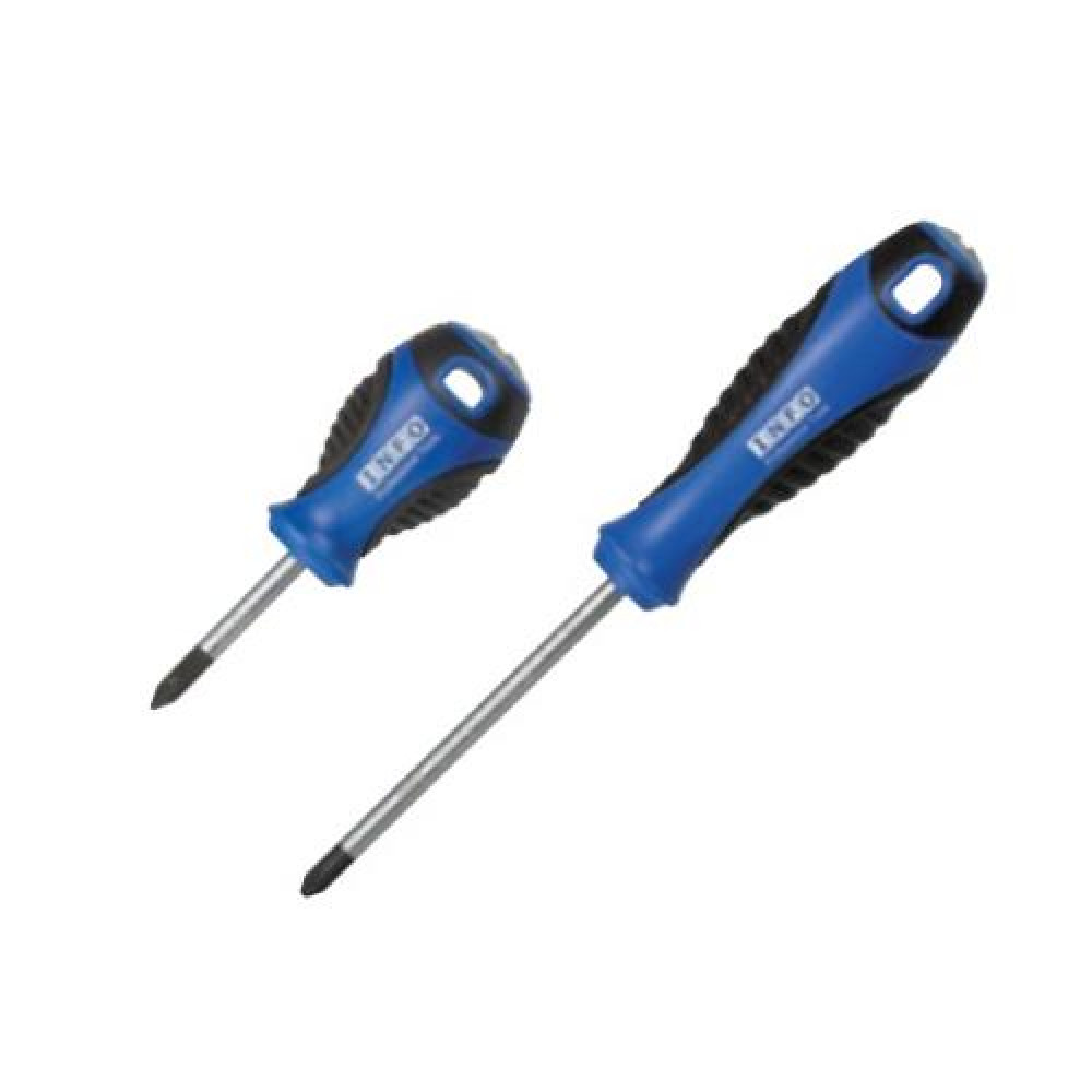Отвертка крестовая (Philips) PH.2, L=100 мм (INFO 3112 I)