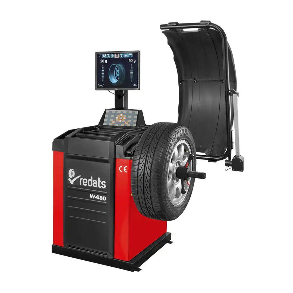 Автоматичний балансувальний верстат REDATS W-680 (230 V, 10" - 24", ALU9)