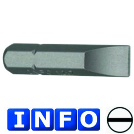 1/4" Бита шлицевая (SL) 1.2х7 мм, L=30 мм (INFO 9233007 I)
