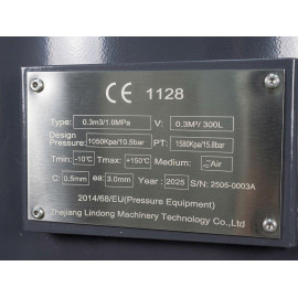 Ресивер Mast 10 Бар 300 л