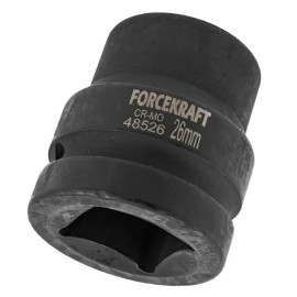 Головка торцева ударна 1" 26 мм (6-гр.) FORCEKRAFT FK-48526